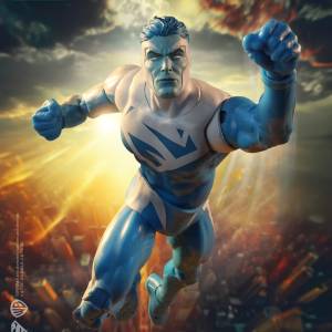 Primera mirada a la Figura de Acción Superman Blue JLA de McFarlane Toys