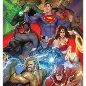 Superman destaca en Impresión “The Justice League” de Sideshow por Stjepan Sejic