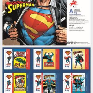 Portugal conmemora a Superman con sellos autoadhesivos exclusivos