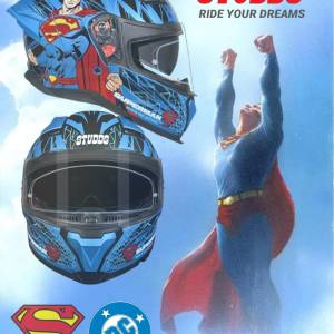 STUDDS anuncia lanzamiento de serie de cascos Helios Superman Edition