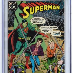 Casa de subastas Ewbank ofrecerá 47 ejemplares raros del cómic de Superman “Bradman”