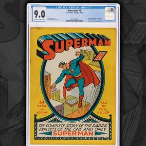 ¡INCREIBLE! Superman #1 alcanza los $9.12 millones en subasta