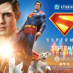 Prime 1 Studio presenta estatua “Superman con Krypto” de Real Elite Masterline