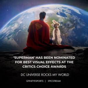 “Superman” recibe una nominación a los premios Critics Choice Awards por sus efectos visuales