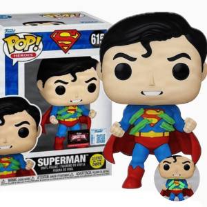 Exclusiva de Target Con: Se revela Funko POP! de Superman con kriptonita que brilla en la oscuridad