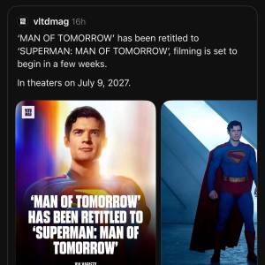 ¡QUE CONGOJA! – James Gunn se trae abajo chisme de nuevo título para “Man of tomorrow”