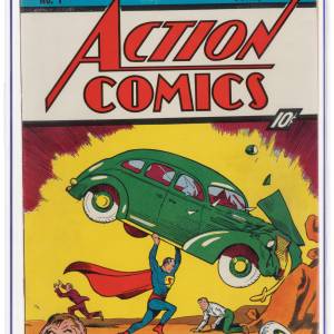Ejemplar antiguo conservado de “Action Comics #1” ofrecido a través de Heritage Auctions se subastó