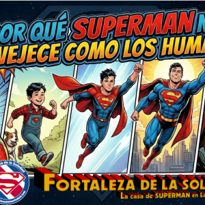 ¿Por qué Superman no envejece como los humanos?