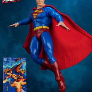 Figura de acción Page Punchers de Superman Red Platinum Edition “Justice #1” de McFarlane Toys