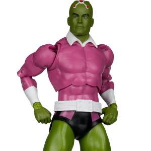 Figura de acción clásica de Brainiac de DC Multiverse Wave 30 a escala de 7 pulgadas