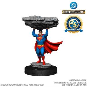 DC HeroClix: Minifiguras del 25º aniversario de Trinity y Superman