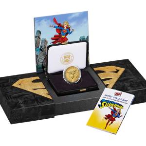 Supergirl llega al programa de monedas y medallas con arte de cómics de la Casa de Moneda de los EE. UU.
