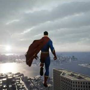 Demo de juego de Superman con motor Unreal Engine 5 