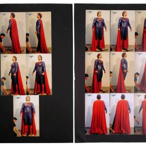 Subasta de Diseños de Concepto y Fotos del traje de Henry Cavill en “Man of Steel”