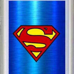 “Superman #1” Exclusivo de Big Time Collectibles con Logo en lámina azul – así como salió... se vendió