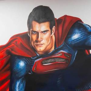 Nuevo Mural de Superman adorna pared de Gimnasio en Melbourne, Australia
