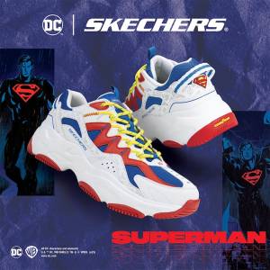 Nuevo calzado de Superman gracias a convenio de DC con Skechers