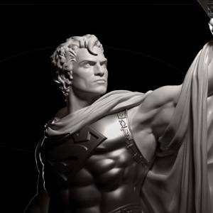 Cryptozoic anuncia su estatua “Superman: Prince of Krypton” Silver Edition