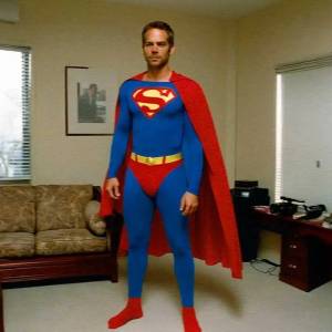 Paul Walker vestido de Superman y cuánto rechazó